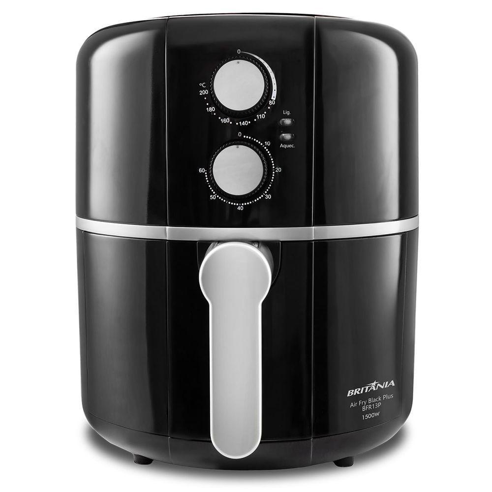 Fritadeira Air Fryer Britânia 4.5L Black Plus 1500W BFR13P 220V - 1