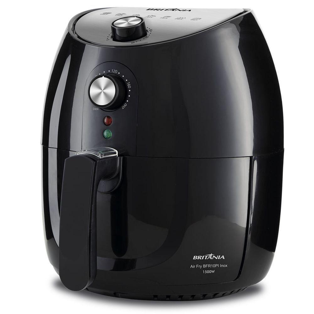 Air Fryer Britânia 4,1L 1500W Inox Sem Óleo BFR10PI 220V - 1