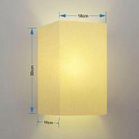 Arandela Retangular Retro Md-2029 Cúpula Em Tecido 18x10x30cm Algodão Crú - Bivolt - 3