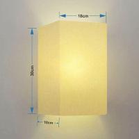 Arandela Retangular Retro Md-2029 Cúpula Em Tecido 18x10x30cm Algodão Crú - Bivolt - 6