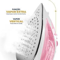 Ferro De Passar A Vapor Britânia Rosa  BFVE01A 220V - 3