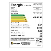 Ventilador Britânia Tecnologia Maxx Force 150W BVT404 110V - 7