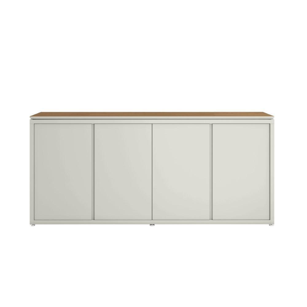 Buffet Aparador Com 4 Portas E Tampo Duplo 180cm Tundra - Fendi E Freijó - 6