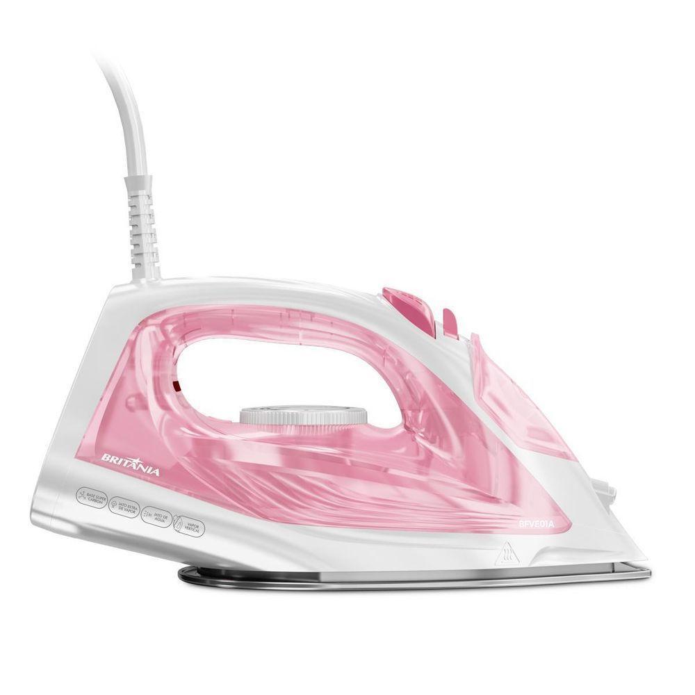 Ferro De Passar A Vapor Britânia Rosa  BFVE01A 110V - 6