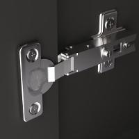 Buffet Aparador Com 4 Portas Para Escritório 180cm Tundra - Preto - 3