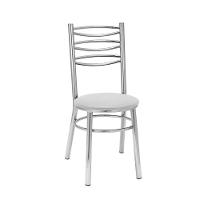 Kit 4 Cadeiras Cc33 Cromadas Treparoni Branco - 2