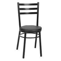 Kit 4 Cadeiras Pintadas Pretas Cp80 Debrum Treparoni Preto - 2