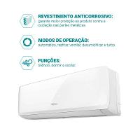 Ar Condicionado Split Hi Wall Philco 9.000 BTUs Frio PAS9FT-2 - 220V - 6