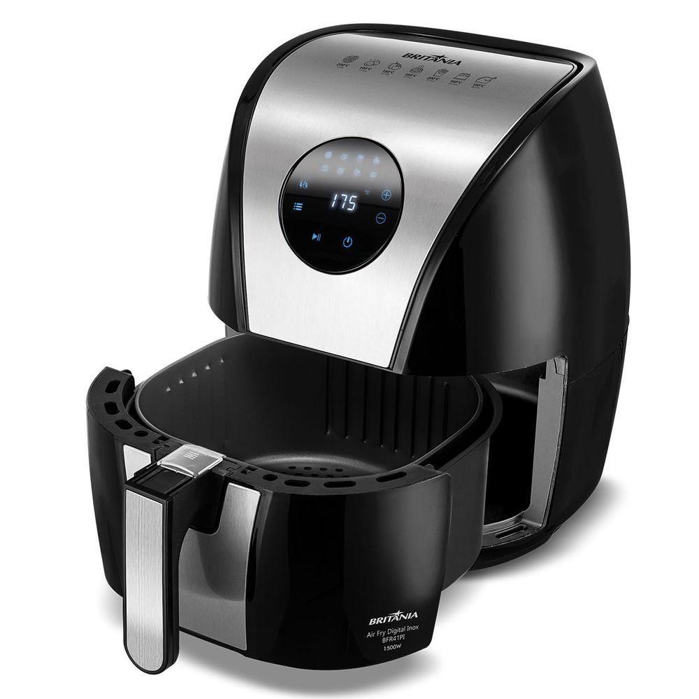 Air Fryer Britânia 5L Antiaderente Digital Inox 1500W 220V - 2