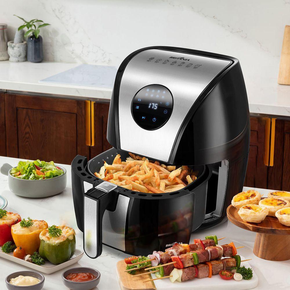 Air Fryer Britânia 5L Antiaderente Digital Inox 1500W 220V - 6