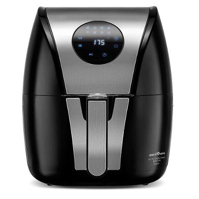 Air Fryer Britânia BFR41PI 5L 1500W Digital Antiaderente Preto 220V