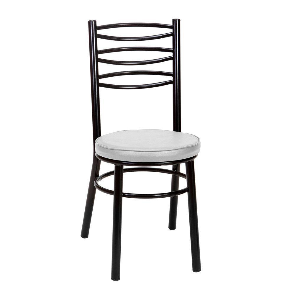 Kit 2 Cadeiras Cp34 Pintadas Pretas Debrum Treparoni Preto Com Branco - 2