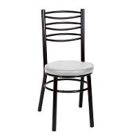 Kit 2 Cadeiras Cp34 Pintadas Pretas Debrum Treparoni Preto Com Branco - 2