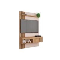 Home P/ Tv Até 45 Pol Jade Ripada 120x183cm Buriti/fendi - Caemmun - 7