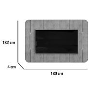Painel Home P/ Tv Até 65 Pol Adele 180x132cm Off White - Dj Móveis - 2