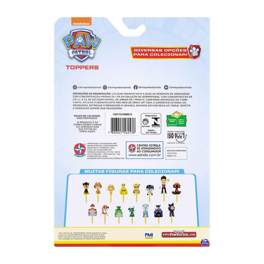 Paw Patrol Topper Trio Rubble, Tracker E Rocky - 3