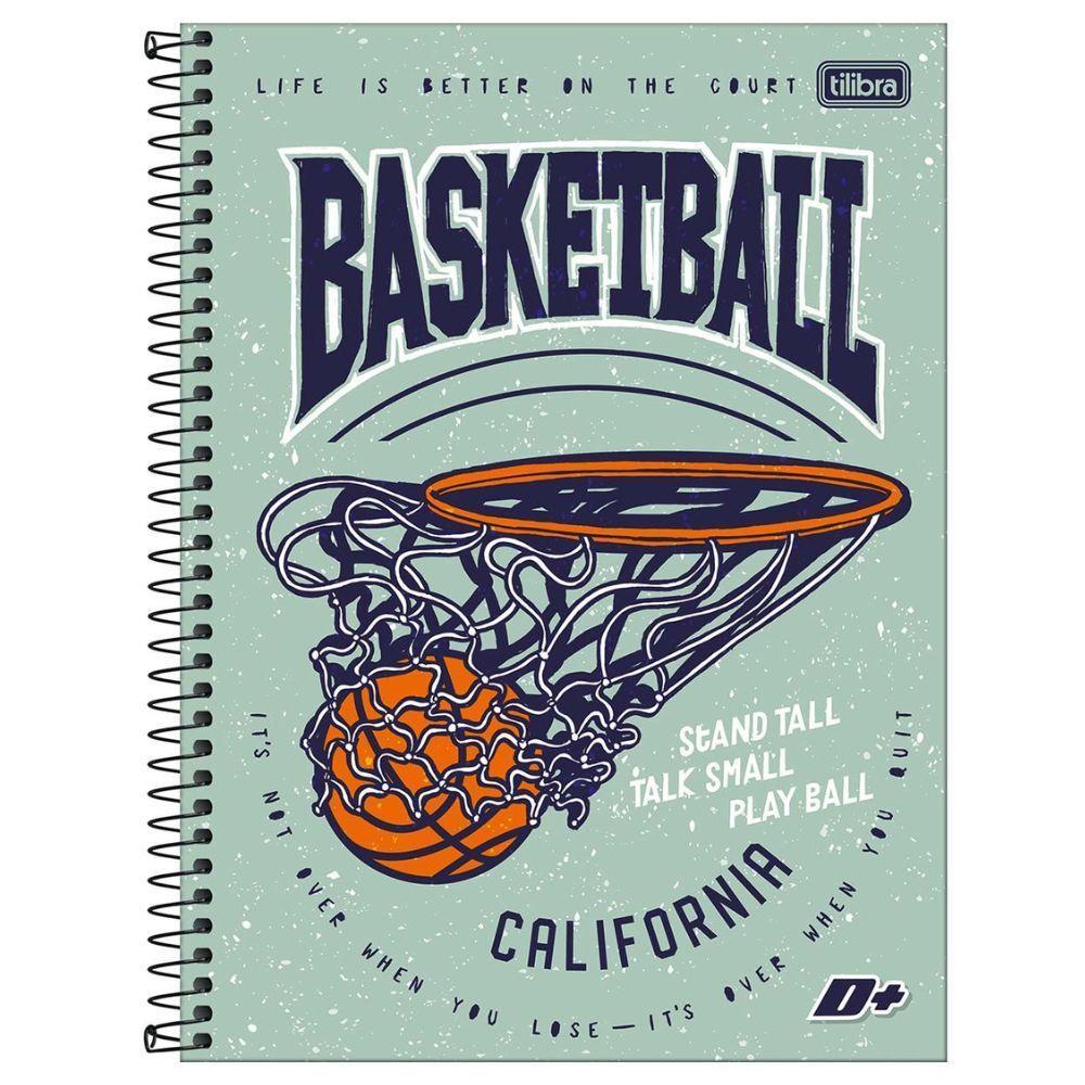 Caderno Espiral Capa Dura Universitário 10 Matérias D+ 200 Tilibra Estampa 5 - 1