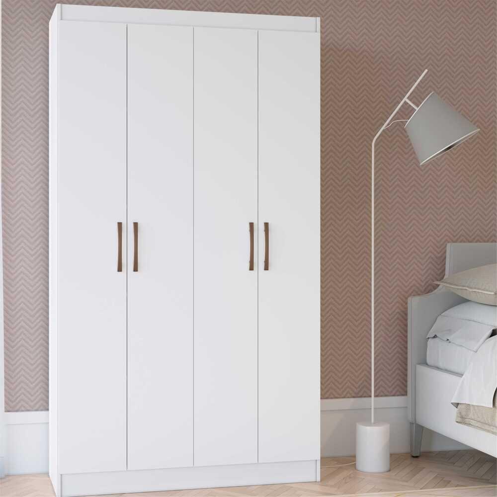 Armário 4 Portas Lavanderia Multiuso Multimóveis Vcr8000 Branco Branco - 5