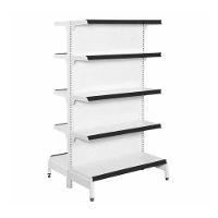 Gôndola Prateleira 5 Níveis 40x30 New Plus 1,70 Central Inicial Pe Preto - Sa Gôndolas - 1