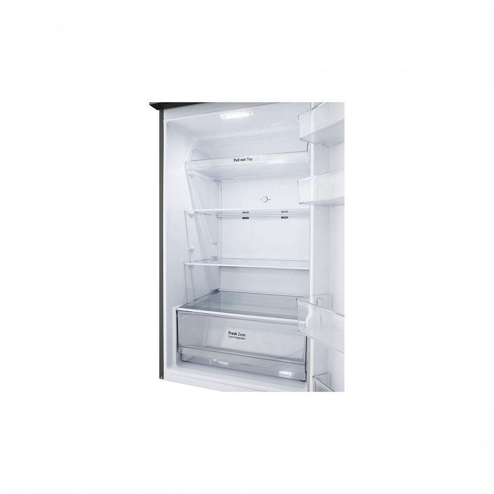 Geladeira LG Frost Free Inverter 375L Duplex Inox Look GN-B372PFMB 110V - 5