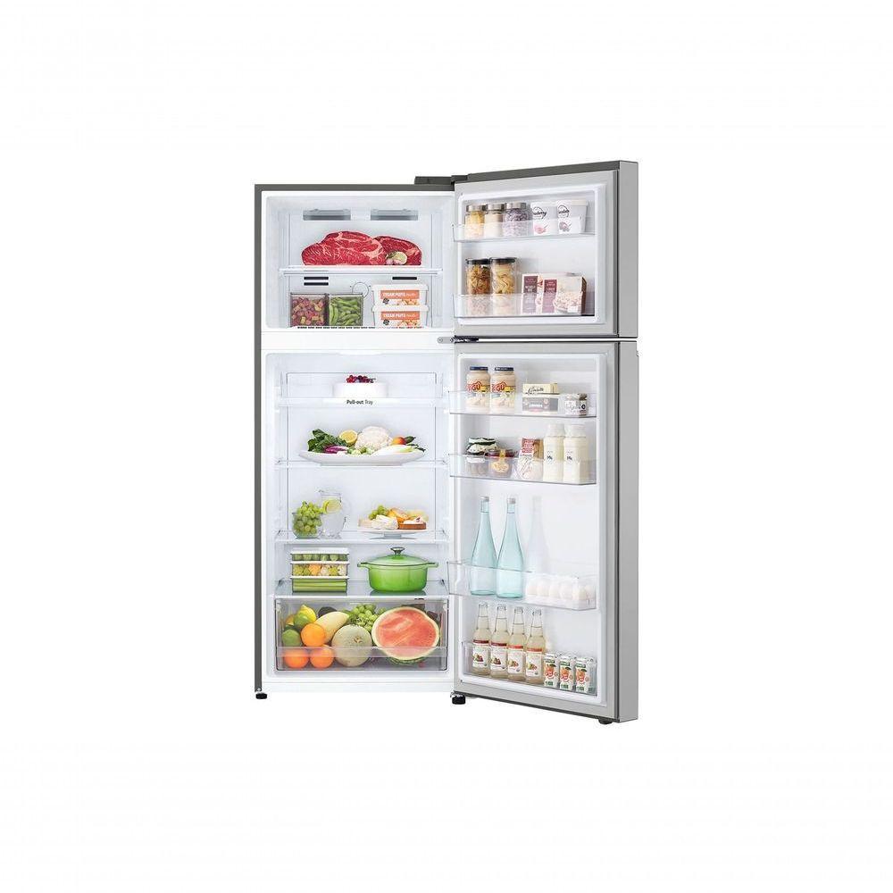 Geladeira LG Frost Free Inverter 375L Duplex Inox Look GN-B372PFMB 110V - 10