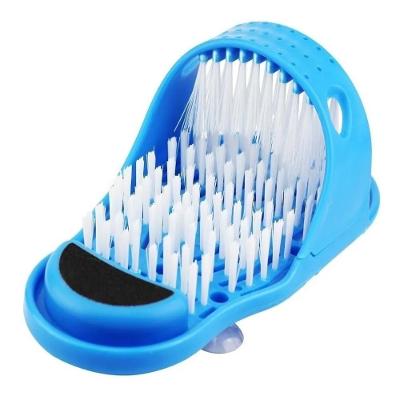 Chinelo Lava Escova Massageador Pes Esfoliante Esponja Higienizador Beach Tennis Limpa Lixadeira