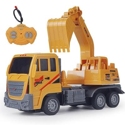 Caminhao Controle Escavadeira Trator Remoto Carrinho Construcao Luz Truck Estilo Profissional