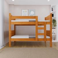 Beliche 100% Mdf Fortaleza - Duas Camas Solteiro Compacta E Moderna Nature Amadeirado - 3