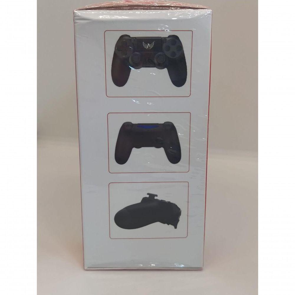 Controle Compatível Com Ps4 Sem Fio Pc Wireless Gamepad Joystick Gamer - 4