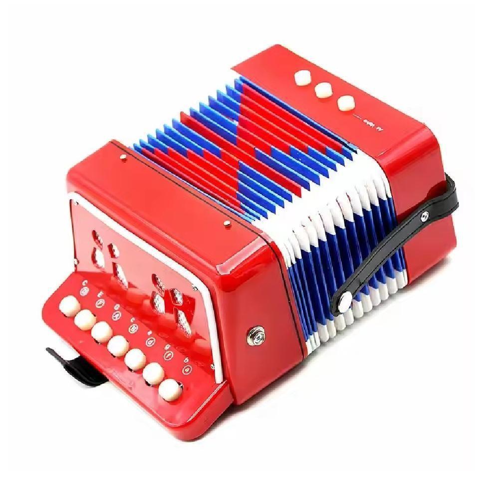 Sanfona Infantil Baixos Acordeon 3 Mini Gaita Estilo Profissional - 7