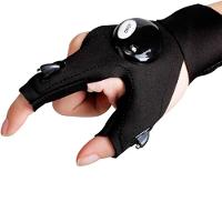 Luva Lanterna Pesca Luminaria Mao Iluminacao Led Consertos Prova Agua Camping Reparos Automoveis - 5