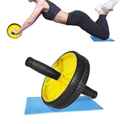 Roda Abdominal Lombar Rolinho Rodinha Completa Tapete Exercícios Academia Casa Fitness Musculacao