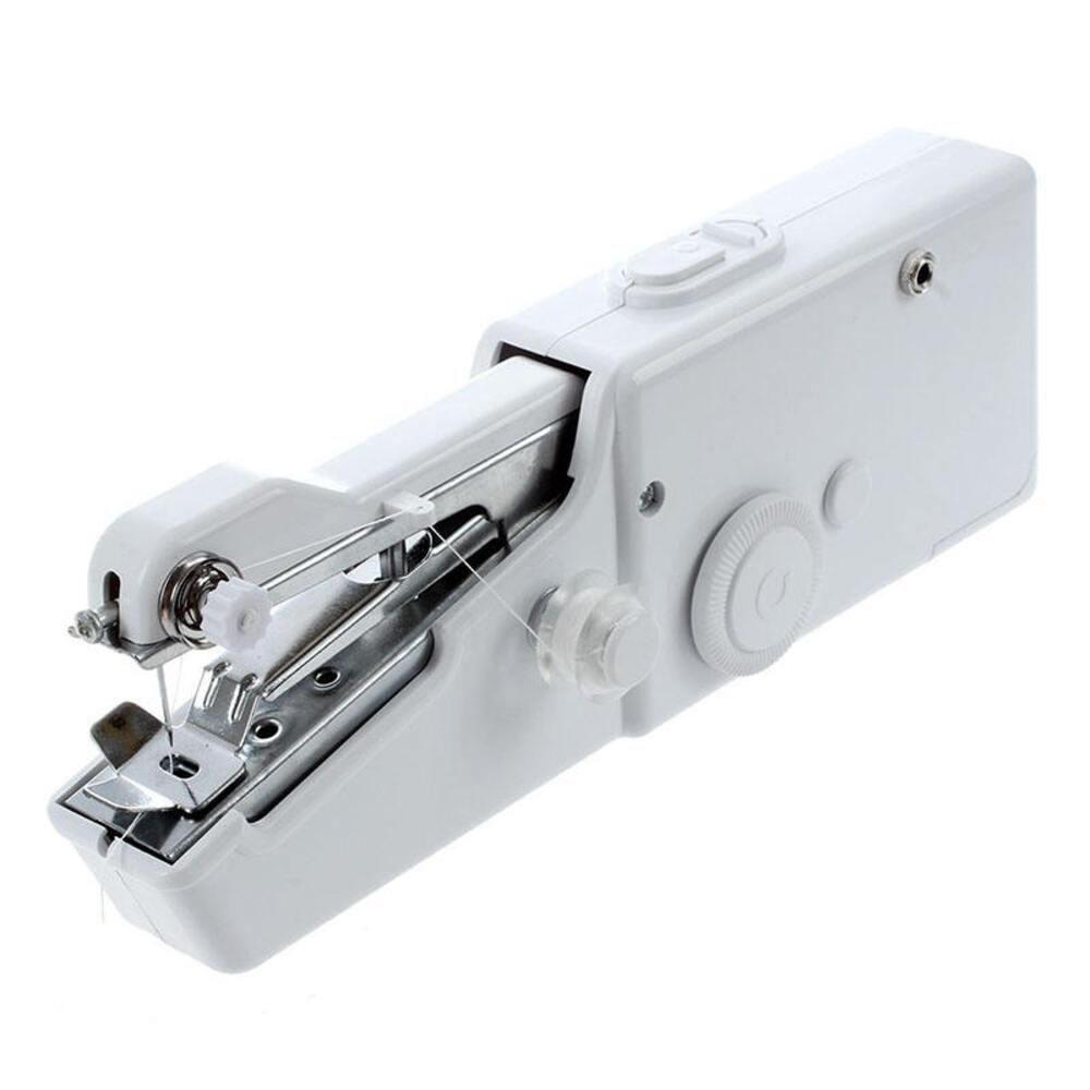 Máquina De Costura Portátil Mini Elétrica E A Pilha Para Jeans Seda E Pequenos Consertos - 1
