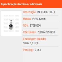 Pivô De Suspensão L/d L/e Uno/fiorino Pi045 - 3