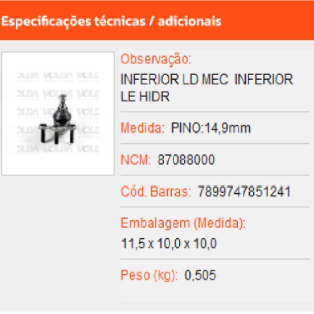 Pivô De Suspensão L/e Voyage Pi076 - 5