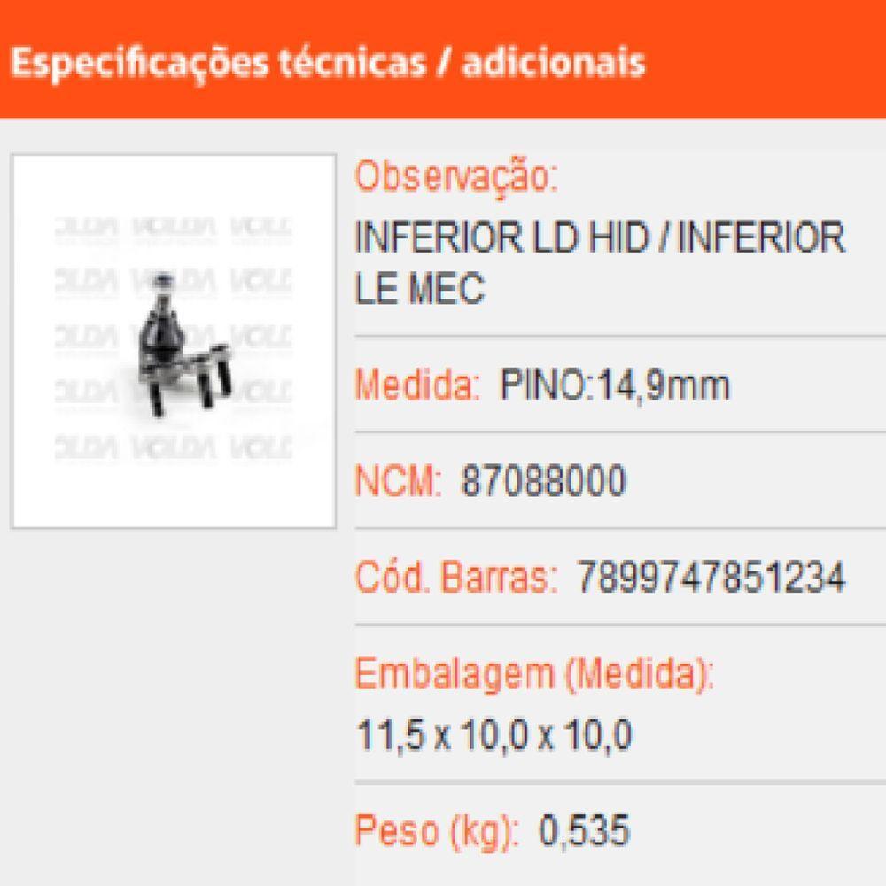 Pivô De Suspensão L/d Fox Pi075 - 6