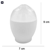 Kit Com 2 Formas Para Cozinhar Ovos No Micro-ondas Pote Omelete A Vapor - 7