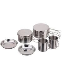 Kit Panelas Em Inox 8 Peças Para Camping, Viagem, Pesca E Praia Portátil E Resistente - 2