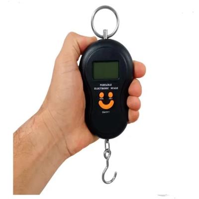 Balança Digital 50kg Mao Portátil Gancho Viagem Bolsa Mala Peixe 50 Quilos Pescaria Precisão Eletrônica Bagagem