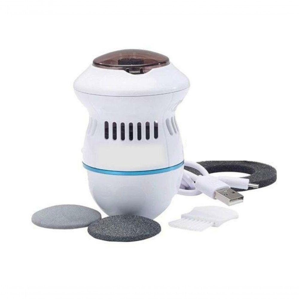 Removedor De Calos Automático Elétrico Lixador E Esfoliador Portátil 2 Velocidades Usb Para Pés Macios E Suaves - Bivolt - 1