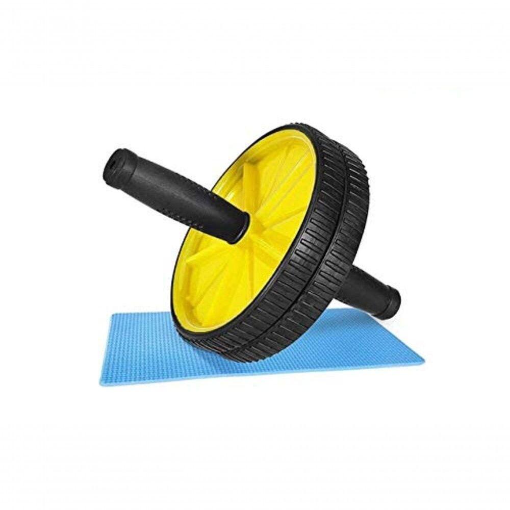 Roda Abdominal Com Colchonete Exercícios Para Abdômen, Lombar E Core - 1