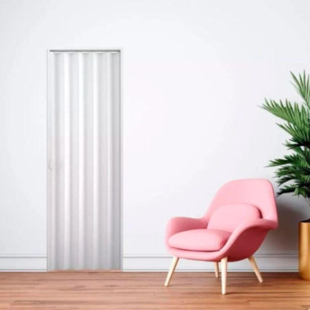 Porta Sanfonada 60cm X 2,10m Pvc - Branco - 3