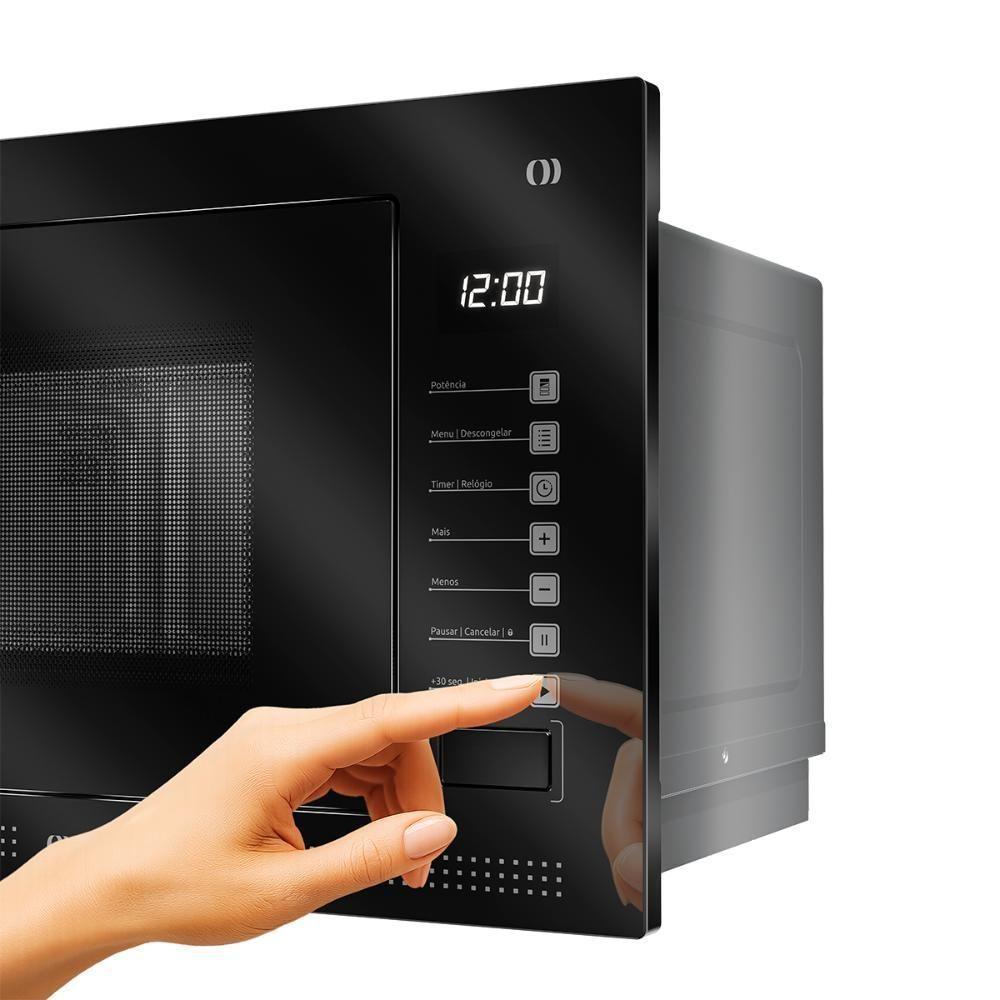 Micro-ondas De Embutir Mueller 25 Litros Preto MME25K Preto 110V - 4