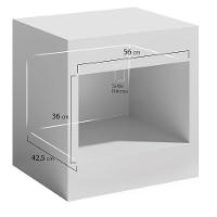 Micro-ondas De Embutir Mueller 25 Litros Preto MME25K Preto 110V - 7