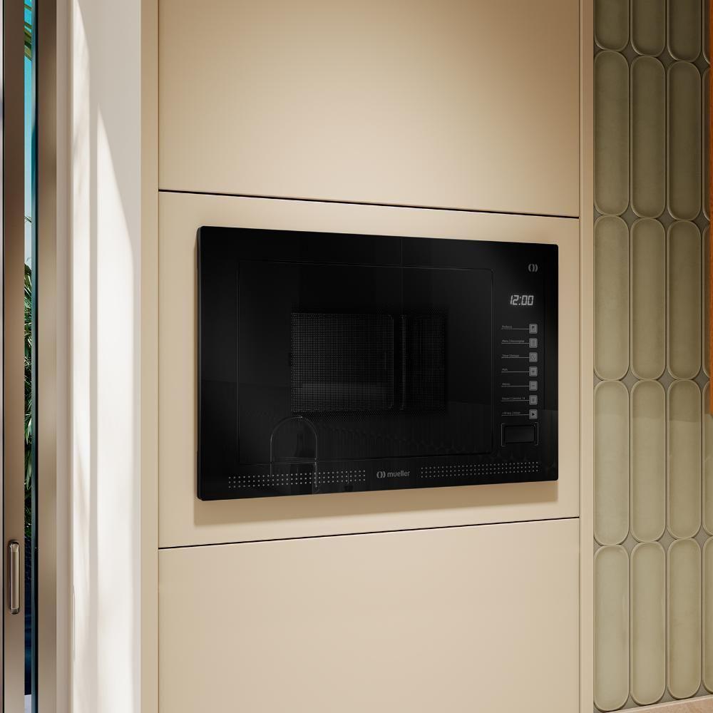 Micro-ondas De Embutir Mueller 25 Litros Preto MME25K Preto 220V - 2