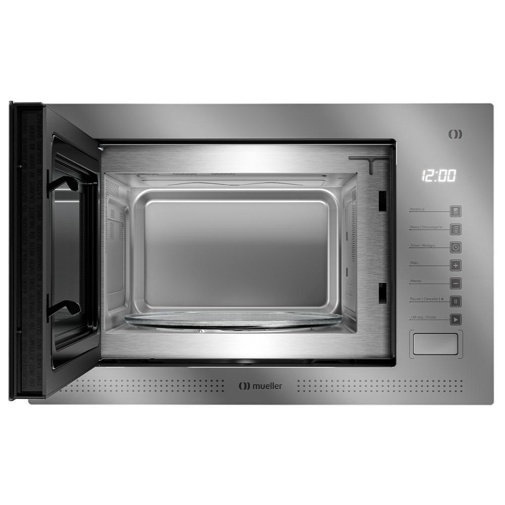Micro-ondas De Embutir Mueller 25 Litros Espelhado MME25K Cinza 220V - 4