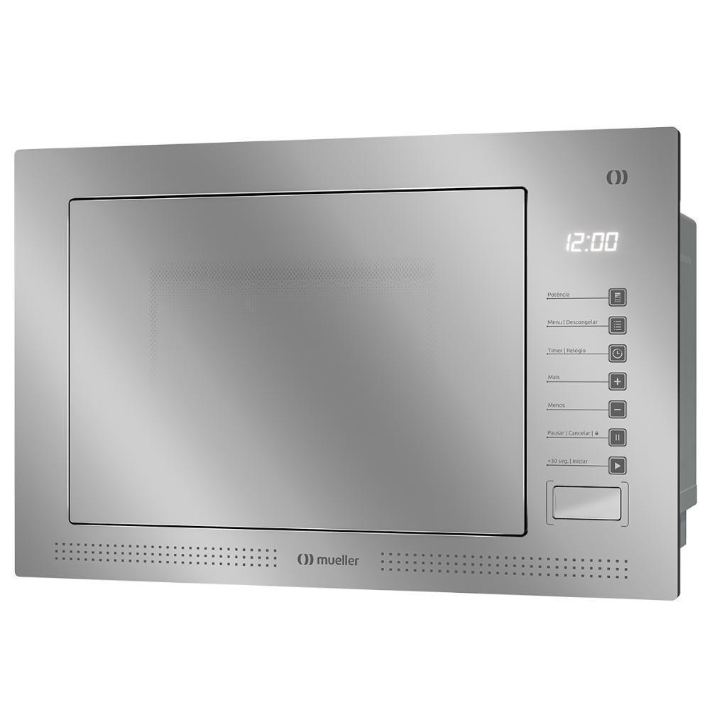 Micro-ondas De Embutir Mueller 25 Litros Espelhado MME25K Cinza 110V - 1