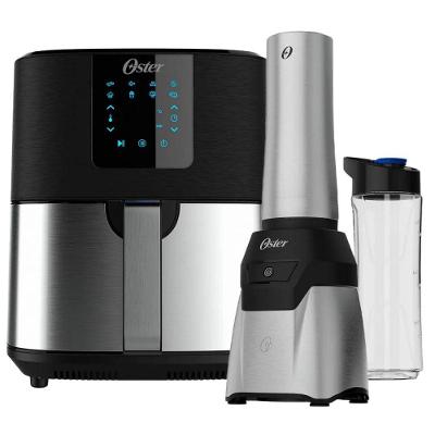 Kit Blender Power Inox E Fritadeira Ultra Digital 4,8L Oster 110V