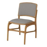 Jogo 8 Cadeiras De Jantar Florença Em Madeira Jequitibá Natural Encosto Em Tecido Premium Linho Cinz - 6