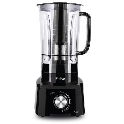 Liquidificador Philco PH1200 1200W 3L com Filtro Autolimpeza 12 Velocidades Preto 110V
